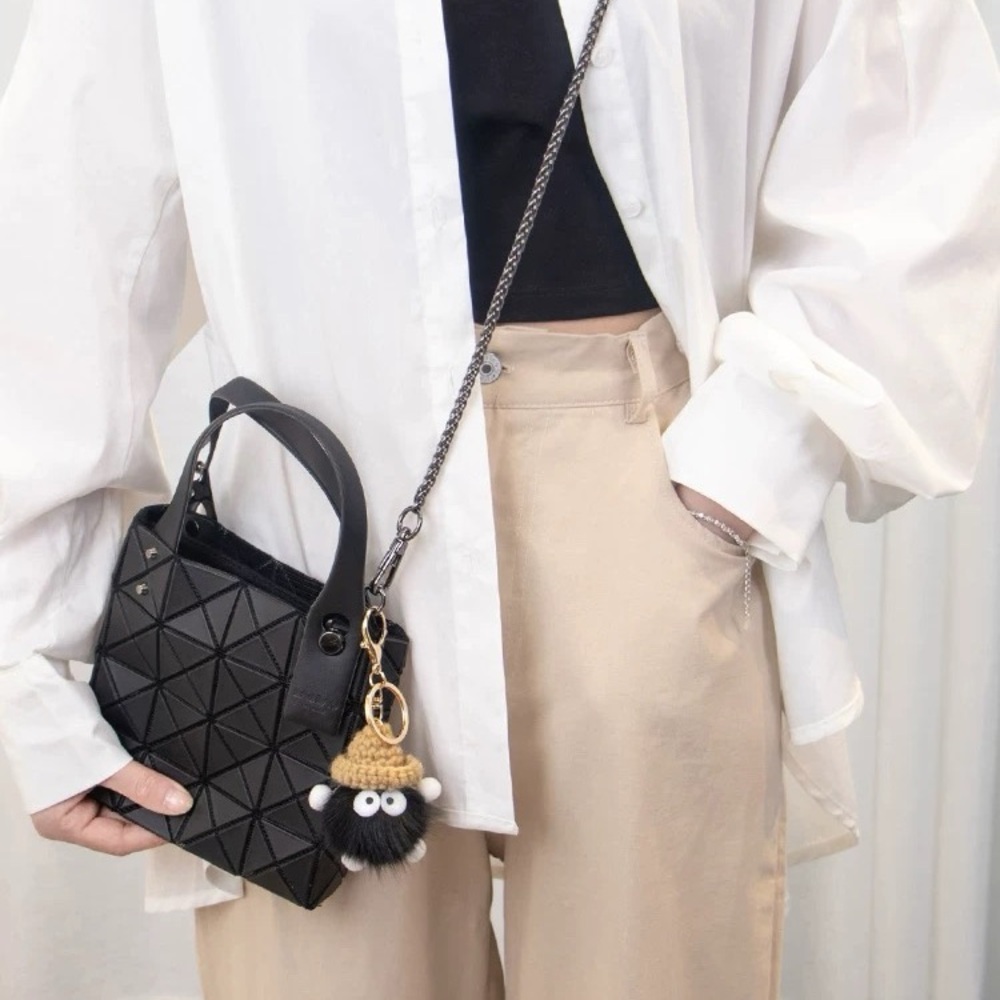 Grey crossbody mini bag